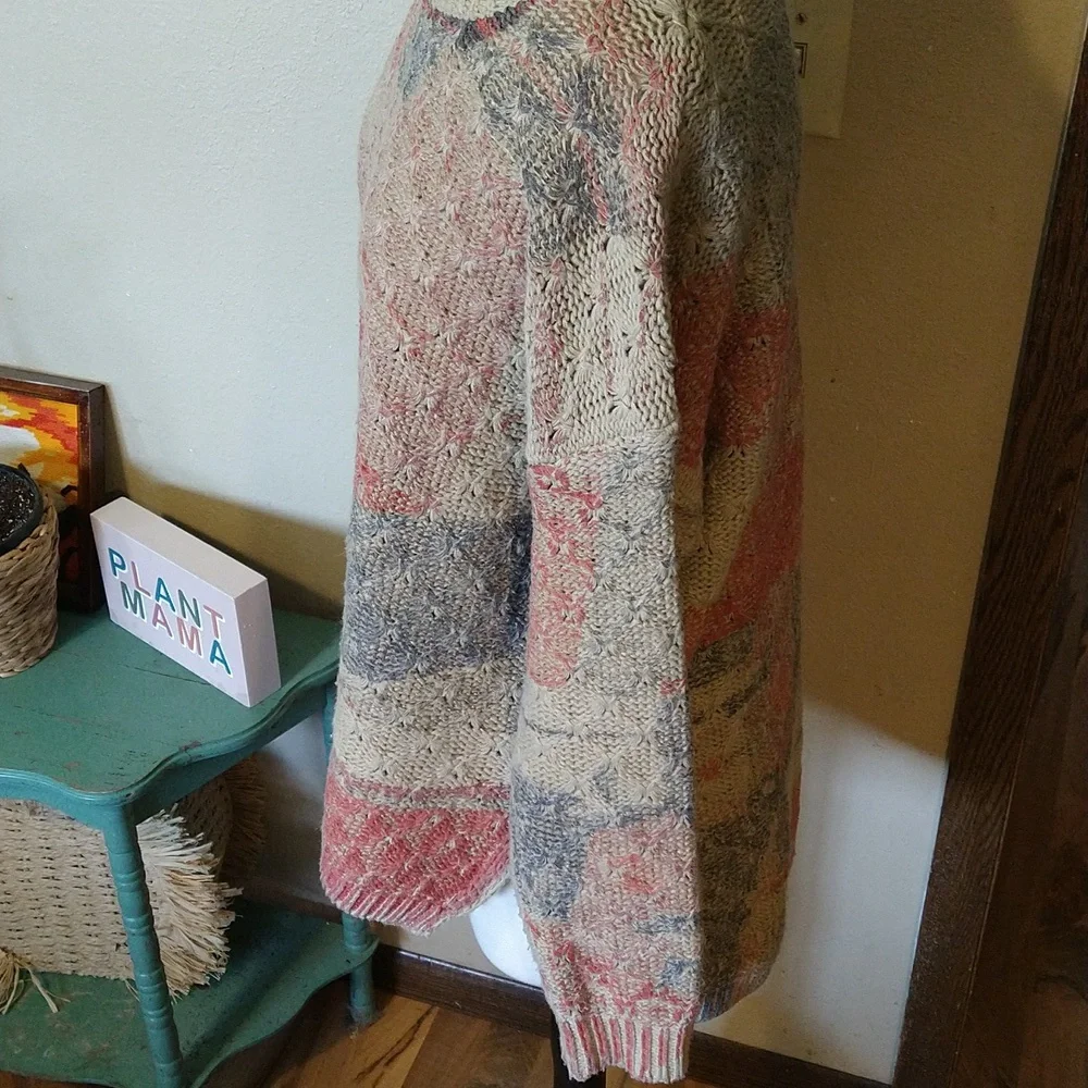 Zoria Painted Knit Sweater - Picture 3 of 6